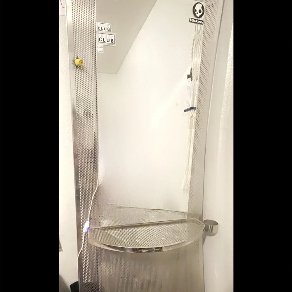 Vanity mirror and stand